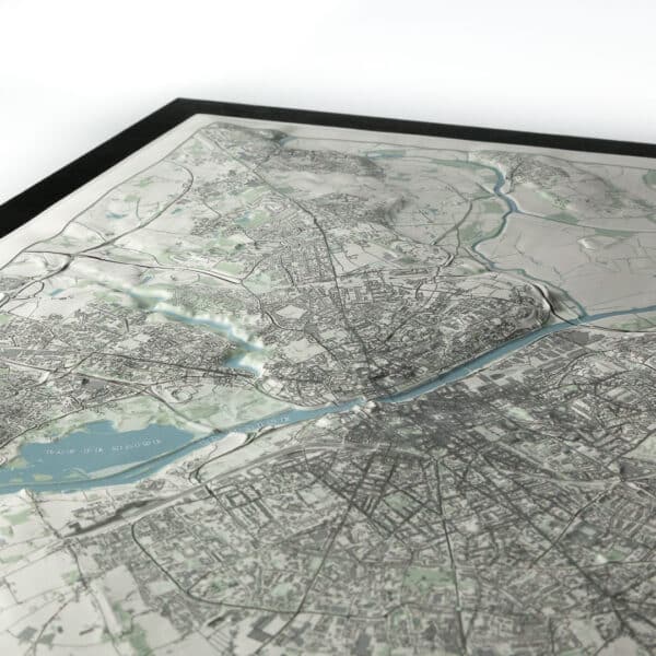 Image de détails de la carte relief - ANGERS