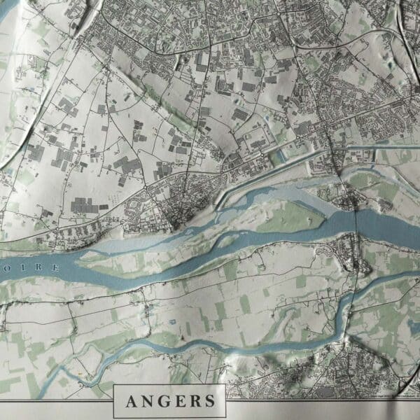 Zoom sur le titre de la Carte ANGERS
