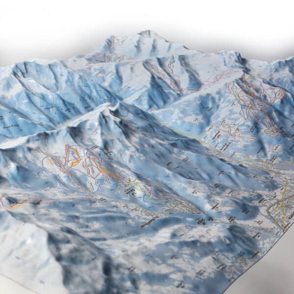 Vue de détail de la carte : zoom sur Crêtes