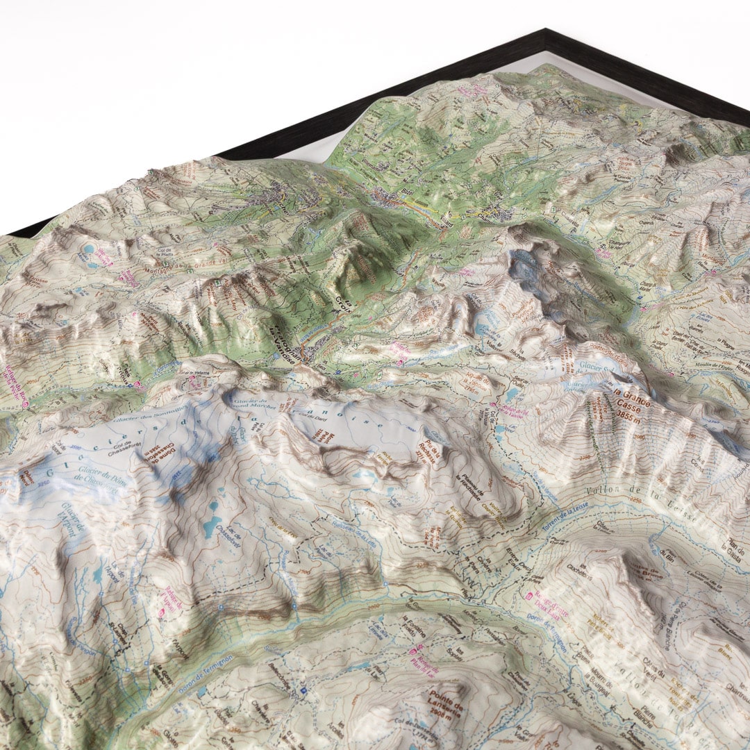 Détails topographiques des Glaciers de la Vanoise